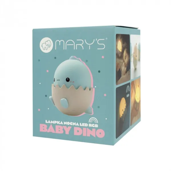 MARY'S BABY DINO LED NIGHT LAMP BLUE