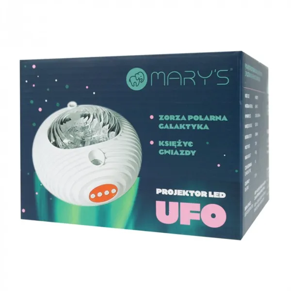 MARY'S UFO GALAXY RGBW PROJECTOR with remote control