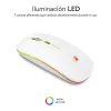 Juhtmevaba Bluetooth-hiir Subblim SUBMO-LDFLAT2 Valge 1600 dpi