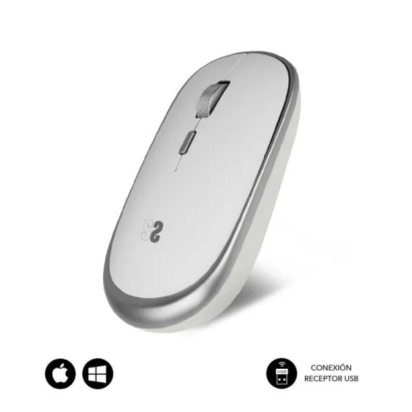 Bezvadu Pele Subblim SUBMO-RFM0001 Sudrabains 1600 dpi