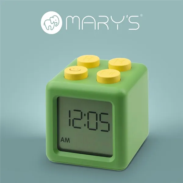 MARY'S ALARM CLOCK BLOCK GREEN