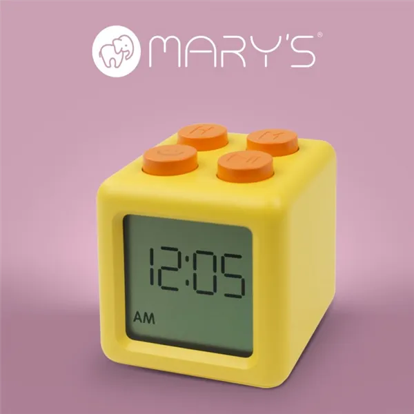 MARY'S ALARM CLOCK YELLOW BLOCK