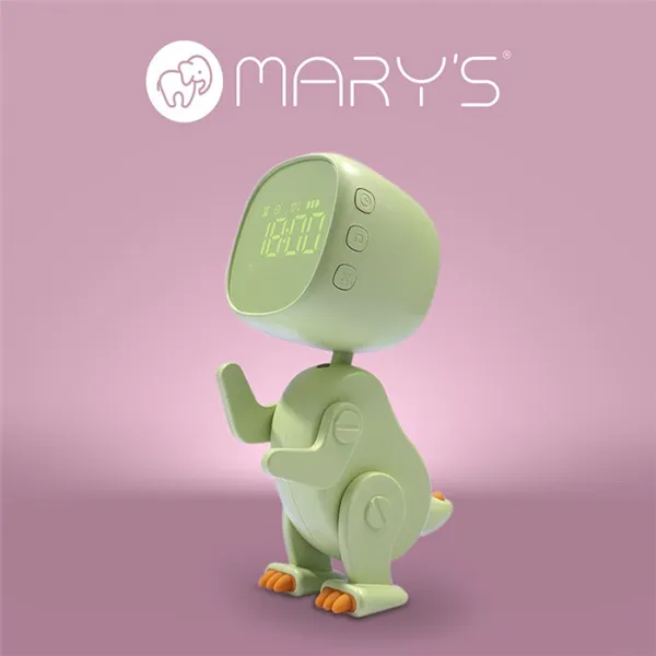 MARY'S ALARM CLOCK ROBO DINO GREEN