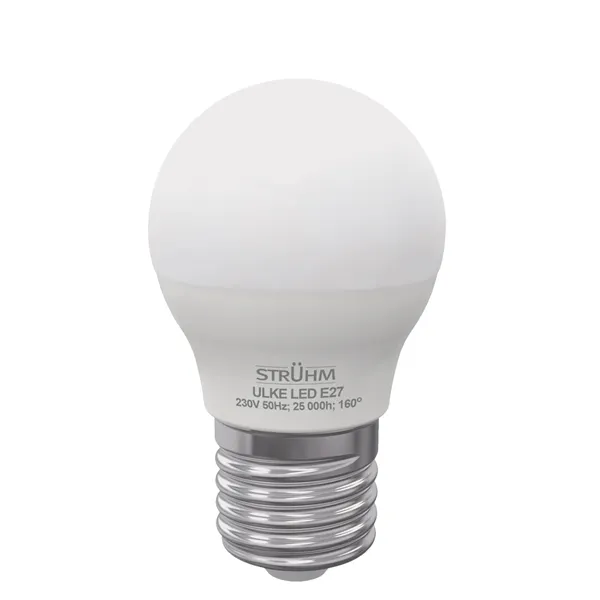 ULKE LED E27 6W CW SMD LED lempa STRÜHM 78 x 45 x 45 mm