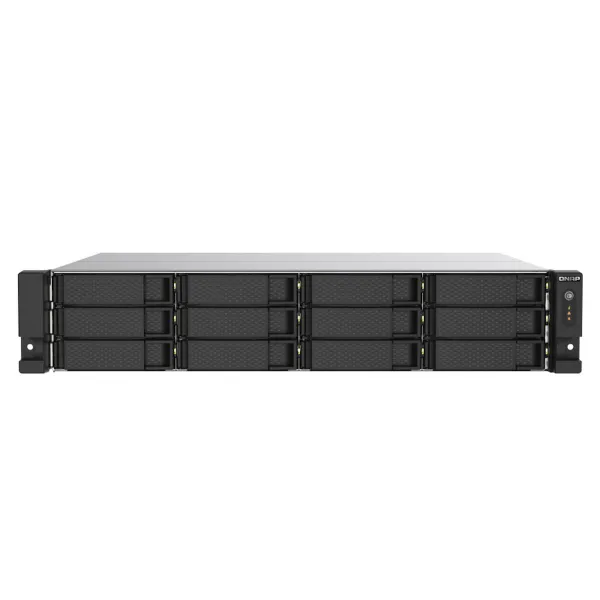 NAS tinklinė saugykla Qnap TS-1273AU-RP-8G Juoda AMD Ryzen V1500B