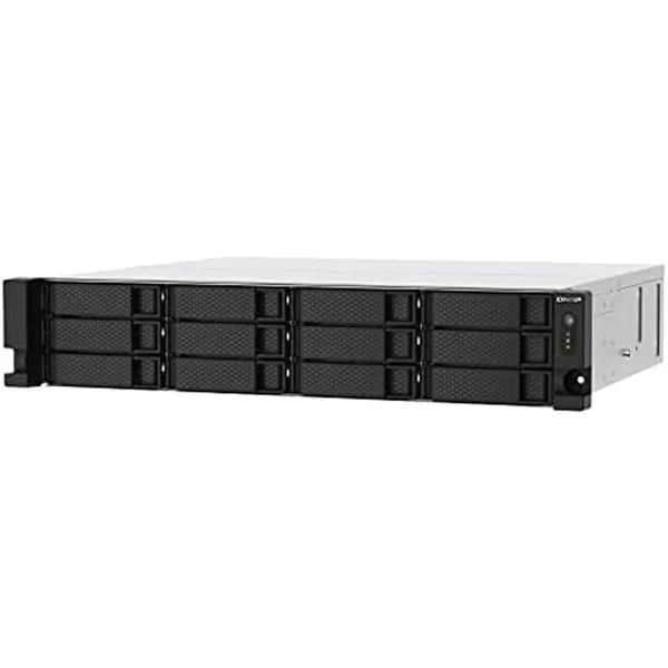 NAS tinklinė saugykla Qnap TS-1273AU-RP-8G Juoda AMD Ryzen V1500B