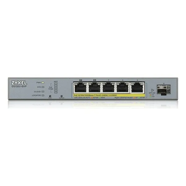 Slēdzis ZyXEL GS1350-6HP-EU0101F 12 Gbps