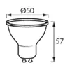 LARA LED GU10 1,5W CW