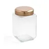 Jar Quid B&w Copper Glass 1,25 L (6 Units) (Pack 6x)