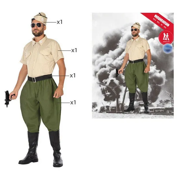 Kostumas suaugusiems Soldier | Pirkti internetu — Megaluks