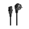 Maitinimo kabelis Ewent EW-190100-030-N-P Juoda Spalvotas 3 m