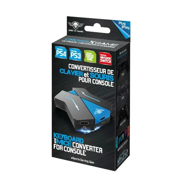 USB Hub Spirit of Gamer Crossgame Blue