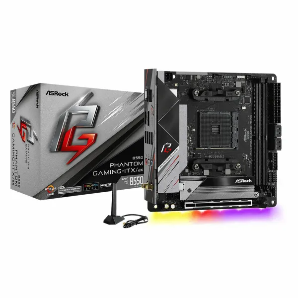 Pagrindinė plokštė ASRock 90-MXBD40-A0UAYZ AMD B550 AMD AM4