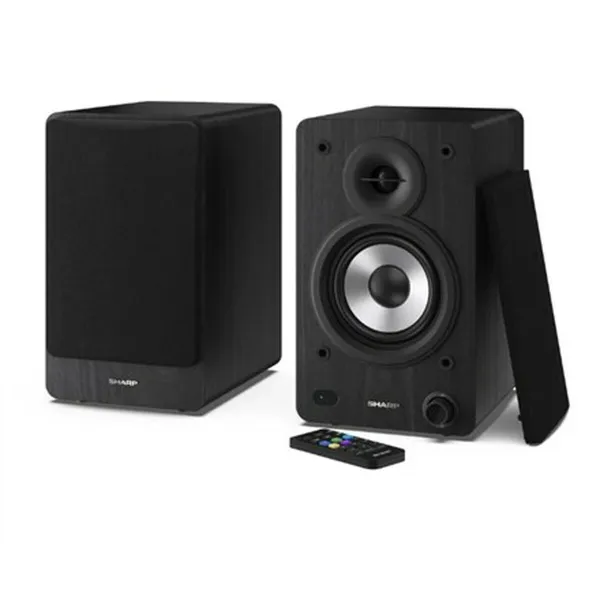 PC garso kolonėlės Sharp Bookshelf Speakers Juoda 60 W