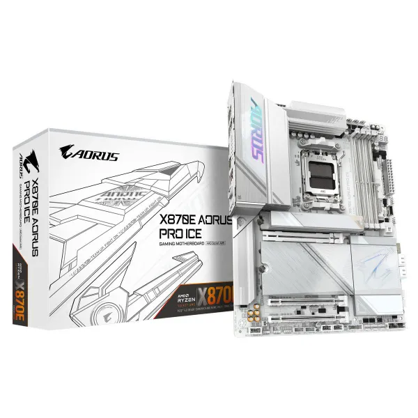Pagrindinė plokštė Gigabyte X870E AORUS PRO ICE AMD X870E AMD AM5