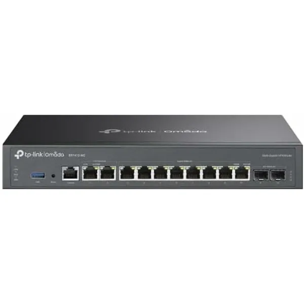 Роутер TP-Link ER7412-M2 Чёрный USB RJ45 Ethernet LAN USB x 1