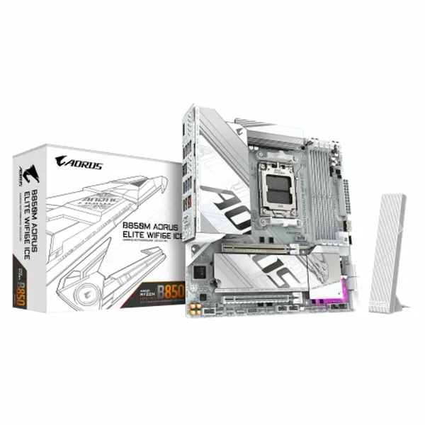 Pagrindinė plokštė Gigabyte B850M A ELT WF6E ICE AMD AMD AM5