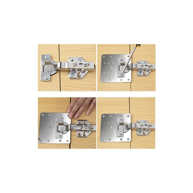 Ремонтные пластины для петель, 4 шт., Malatec 23032