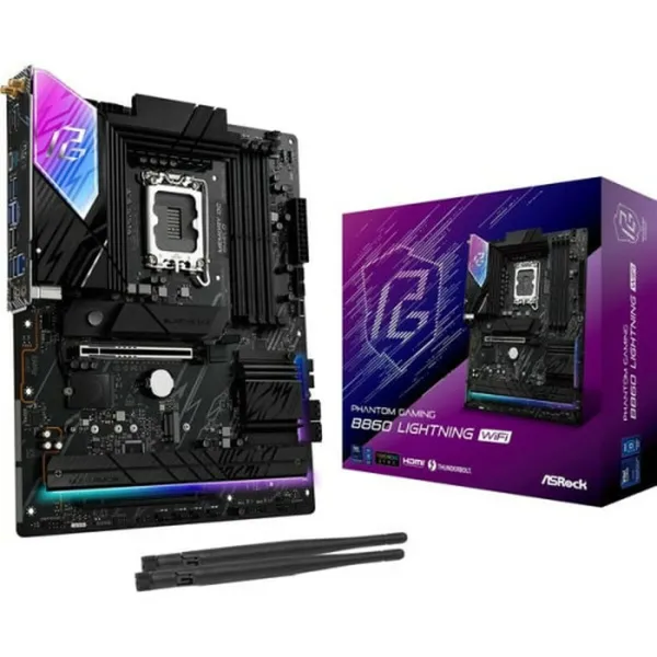 Mātesplate ASRock B860M LIGHTNING WIFI Intel B860 LGA 1851
