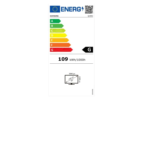 Videowall Monitorius Samsung QH55C 4K Ultra HD 55"