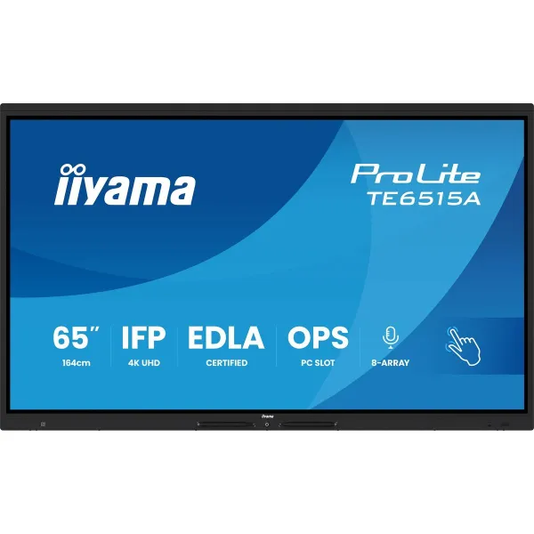 Monitorius Iiyama TE6515A-B1AG 65" 4K Ultra HD