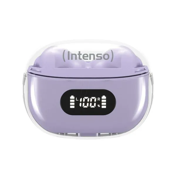 Headphones with Microphone INTENSO Buds Plus Purple