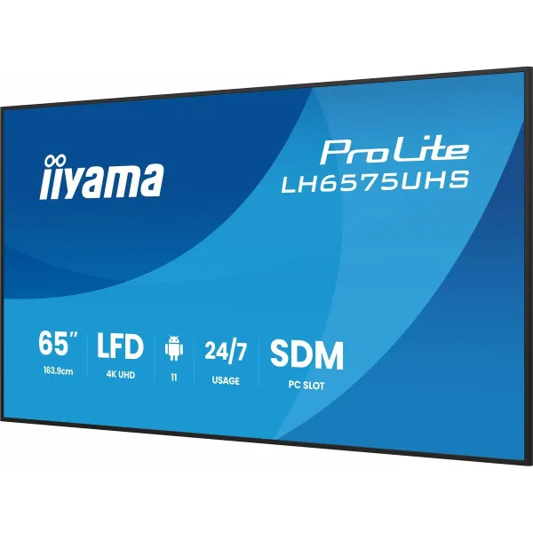 Monitorius Iiyama LH6575UHS-B2AG 65" 4K Ultra HD