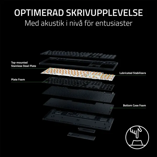 Klaviatūra Razer RZ03-05270100-R3M1 Juoda Qwerty US