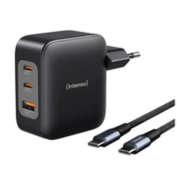Wall Charger INTENSO GaN W100ACC Black 100 W