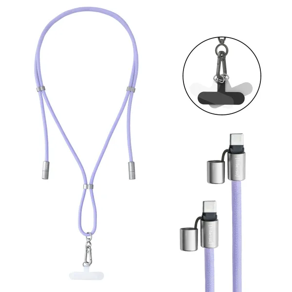 USB-C to USB-C Cable INTENSO 7991003 Purple