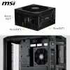 Maitinimo blokas MSI 306-7ZPIY11-CE0 850 W 80 Plus Gold ATX