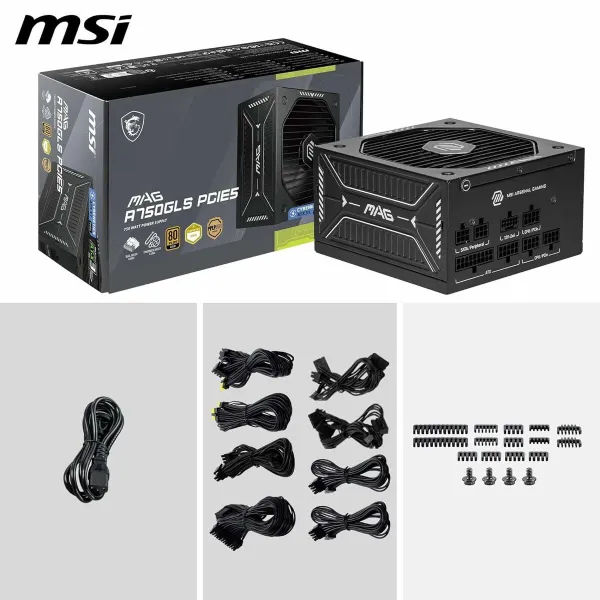 Maitinimo blokas MSI 306-7ZP1B11-CE0 750 W 80 Plus Gold ATX