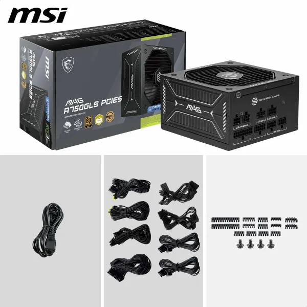Maitinimo blokas MSI 306-7ZP1B11-CE0 750 W 80 Plus Gold ATX