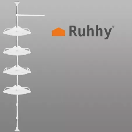 Ruhhy 23369 kulmasuihkuhylly