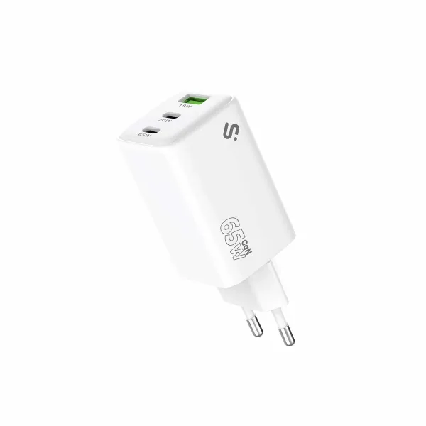 Sieninis įkroviklis Subblim SUBCHG-6G6530 Balta 65 W 120 W