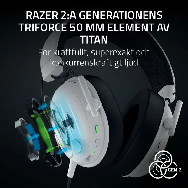 Ausinės Razer RZ04-05410400-R3M1 Balta
