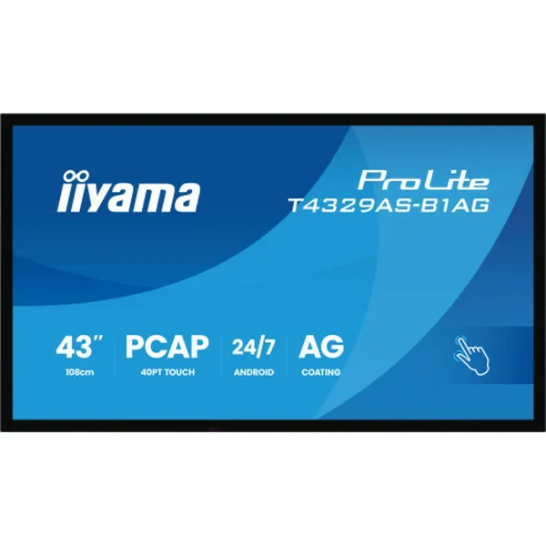 Videowall Monitorius Iiyama T4329AS-B1AG 4K Ultra HD 43"