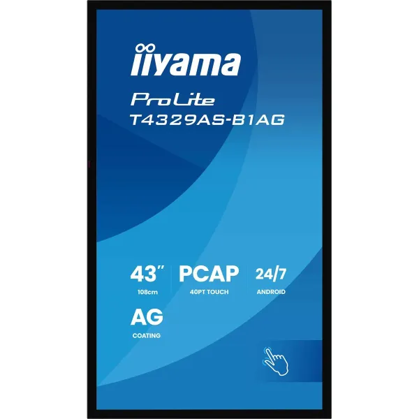 Videowall Monitorius Iiyama T4329AS-B1AG 4K Ultra HD 43"