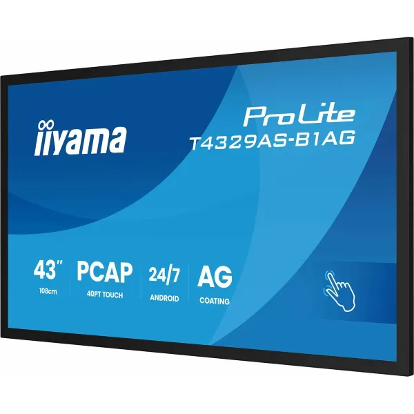 Videowall Monitorius Iiyama T4329AS-B1AG 4K Ultra HD 43"