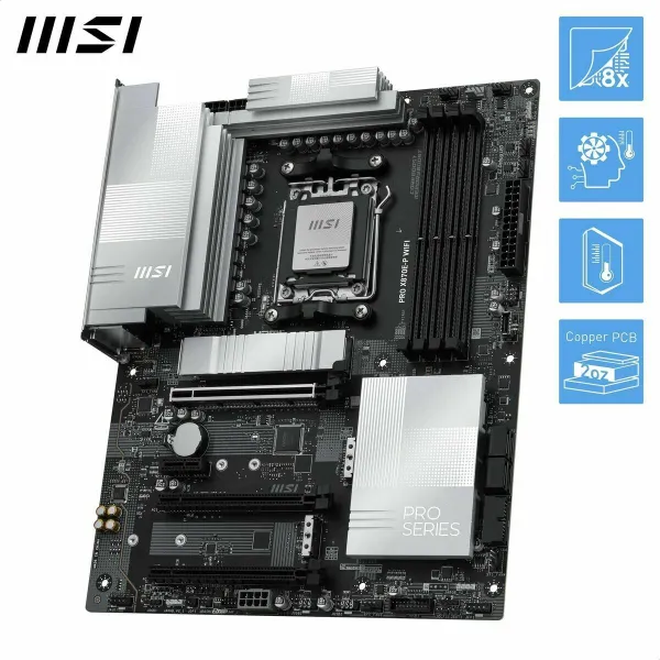 Mātesplate MSI PRO X870E-P WIFI AMD AM5
