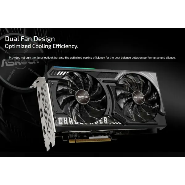 Vaizdo korta ASRock RX9060XT CL 16GO GDDR6 RADEON RX 9060 XT 16 GB