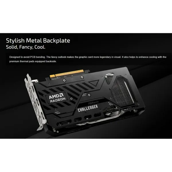Vaizdo korta ASRock RX9060XT CL 16GO GDDR6 RADEON RX 9060 XT 16 GB