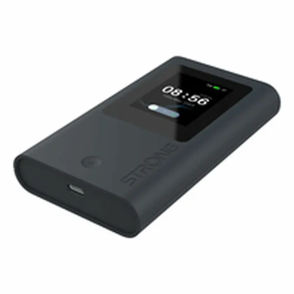 Maršrutizatorius STRONG 5GMIFIAX1800 Juoda USB USB-C 3.2 Gen 1 (3.1 Gen 1) Wi-Fi