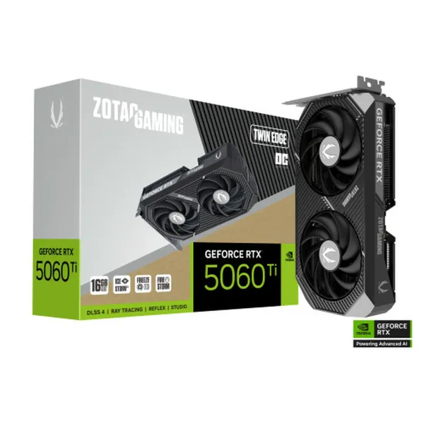 Vaizdo korta Zotac ZT-B50620H-10M geforce rtx 5060 ti 16 GB GDDR7
