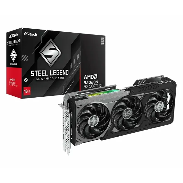 Vaizdo korta ASRock RX9070XT SLD 16G GDDR6 radeon rx 9070 xt 16 GB
