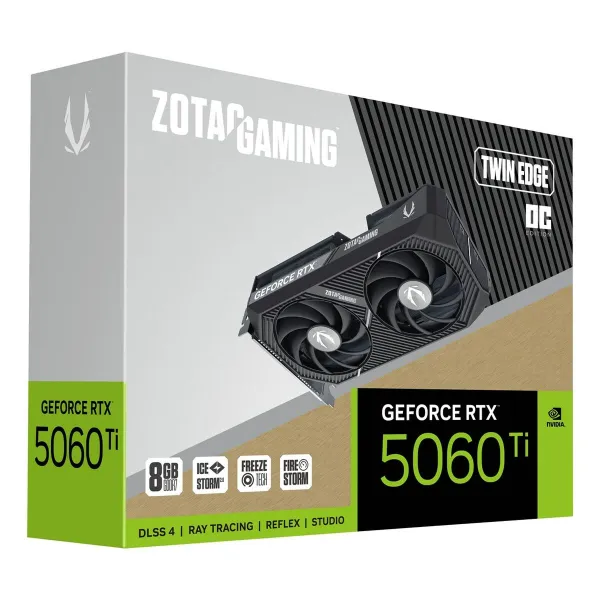 Vaizdo korta Zotac ZT-B50610H-10M geforce rtx 5060 ti 8 GB