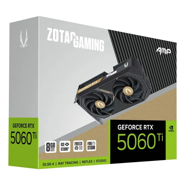 Vaizdo korta Zotac ZT-B50610F-10M geforce rtx 5060 ti 8 GB