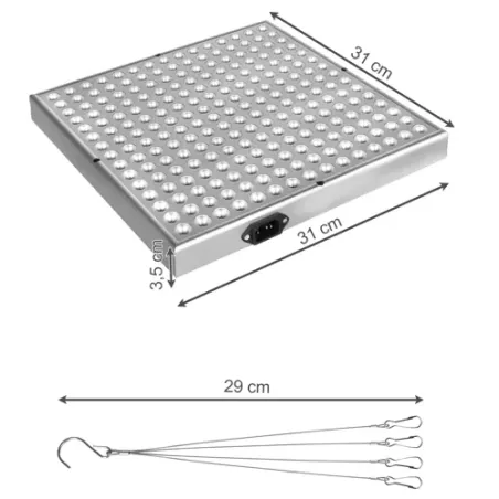 225 LED plant growth lamp/panel 23525