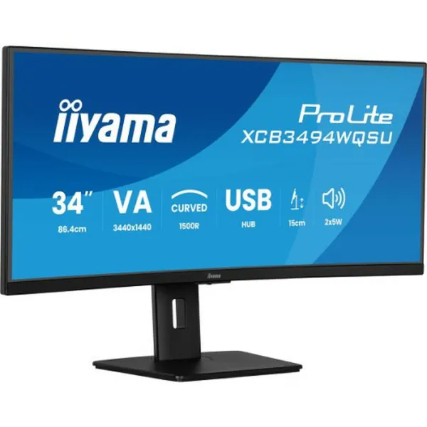 Monitors Iiyama XCB3494WQSU-B1 34" UltraWide Quad HD
