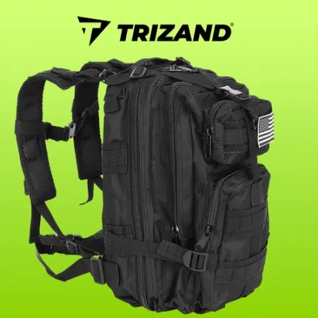 Small black hiking backpack 23089